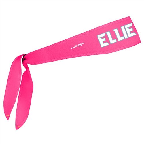 ELLIE 5 bright pink Halo tie-back headband
